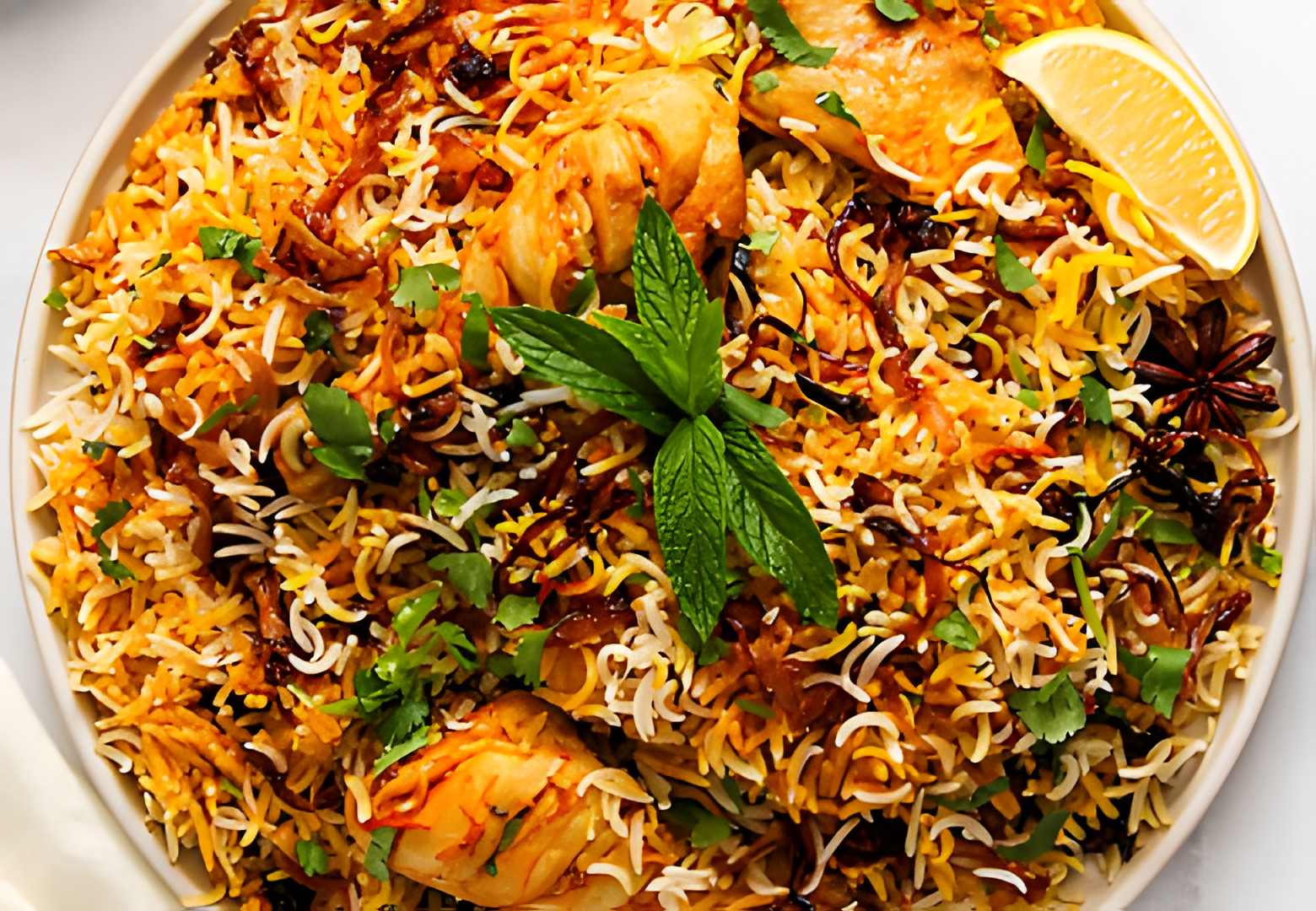 Biriyani with Raita