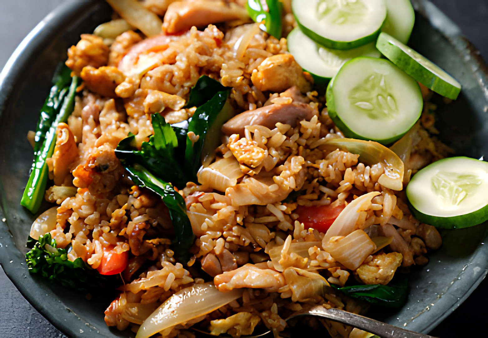 Crispy Chicken Fried Rice