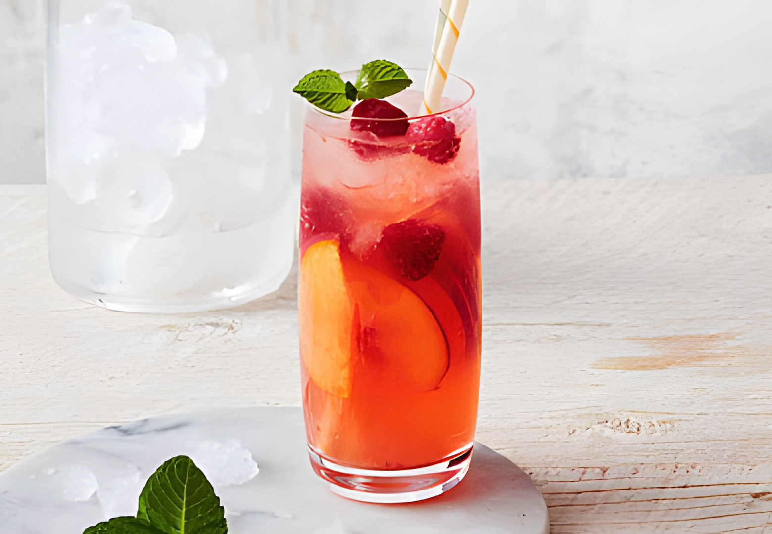 Peach Melba Punch